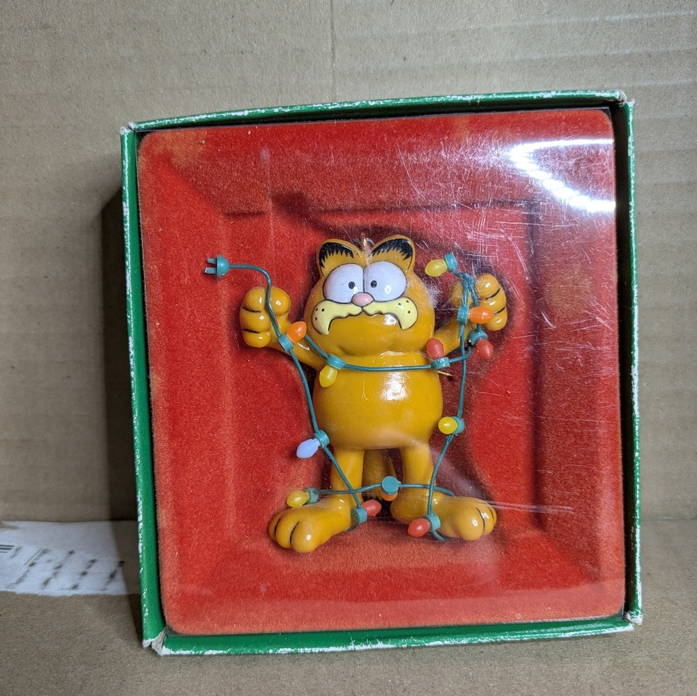 Vintage Garfield Christmas Ornament